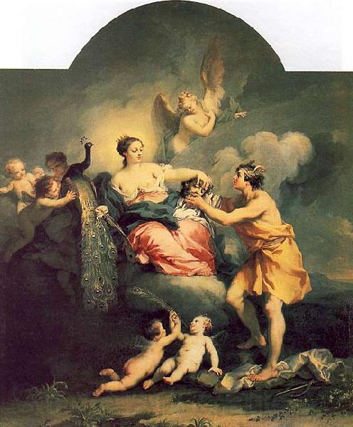 Jacopo Amigoni Juno Receives the Head of Argus France oil painting art